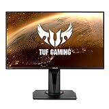 Asus TUF Gaming VG259QM - Monitor gaming de 24.5' FullHD (1920x1080, Fast IPS, 280 Hz, 1 ms GTG, 16:9, LED, ELMB SYNC, G-Sync Compatible, DisplayHDR 400) Negro