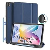 Funda para Samsung Galaxy Tab S6 Lite 10.4 (P610 / P615) 2020, DUX DUCIS TPU Suave Estuche de protección magnética Delgada con Soporte para S Pen para Tab S6 Lite 10.4 Pulgadas (Azul)