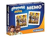 Clementoni 18067 Clementoni-18067-Memo - Playmobil Compacto The Movie, Juguete de Aprendizaje, Multicolor