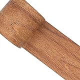 Cinta de reparación papel pintado de madera autoadhesiva papel de contacto de madera cinta adhesiva extraíble para la puerta del hogar mesa de piso y cinta de parche de silla,5,7 cm x 5 m chocolate
