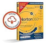 Norton 360 Deluxe 2021 - Antivirus software para 5 Dispositivos y 15 meses de suscripción con renovación automática, Secure VPN y Gestor de contraseñas, para PC, Mac tableta y smartphone