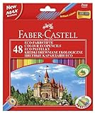 Faber-Castell 120148 - Pack de 48 lápices y sacapuntas