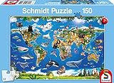 Schmidt Spiele- Lococo Tierwelt – Børnepuslespil (150 brikker), trækul (56355)