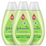 Johnson's Baby Chamomile Shampoo, e loketseng lelapa lohle - 3 x 300 ml