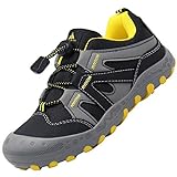 Zapatillas para Niños Zapatos Montaña Niño Calzado Trail para Chicos Respirable Zapatillas Trekking Infantil Negro 31 EU