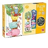 Goula Reversible Luz-Puzle XXL para niños-A Partir de 3 años Puzzle, Multicolor (Jumbodiset 50217)