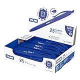 MILAN Caja expositora 25 bolígrafos P1 touch azul