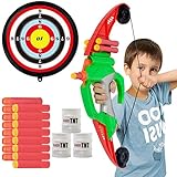 NextX Arco y Flecha para niños con Objetivos al Aire Libre Juego de Tiro Set de Tiro con Arco