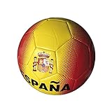 Junatoys spaña Balón fútbol, Hombre, Rojo/Amarillo, Talla Única
