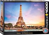 EuroGraphics- Paris Eiffel Tower Puzzle (1000-Piece) Rompecabezas (6000-0765)