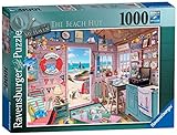 Ravensburger La cabaña de la playa Puzzle 1000 Pz - Fantasy, Puzzle para adultos