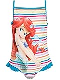Disney La sirenita Bañador para niña Ariel Multicolor 5 - 6 Años