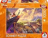 Schmidt 59673 jwèt + Thomas_Kinkade: Disney_The_Lion_King + Jigsaw_Puzzle + 1000_Pieces