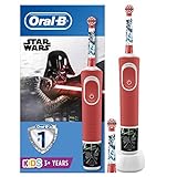 Oral-B Kids - Cepillo Eléctrico Recargable con Tecnología de Braun, 1 Mango de Star Wars, Apto para Niños Mayores de 3 Años