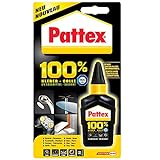 Pattex 100%, pegamento multimaterial transparente, botella 50gr
