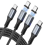NIMASO Cable USB Magnético[2M+2M],Magnético Cable Tipo C PD 3A/60W Cable USB C PD Carga Rápida,Compatible con Samsung Galaxy S20 Ultra/Note 20 Ultra 5G,Huawei P40/30,Google Pixel3a/4…