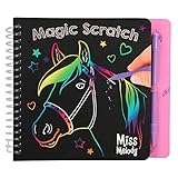 Depesche- Libro para Colorear Magic Scratch Book, Miss Melody, Color carbón (10709)