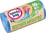 Handy Bag 50L Extra Resistant ຖົງຂີ້ເຫຍື້ອບໍ່ຮົ່ວ, 10 ຖົງ