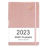 Agenda 2023 - AGENDA 2023 de Enero a diciembre, Agenda Anual 2023, Planificador diario 2023, 14,8 cm × 21,4 cm