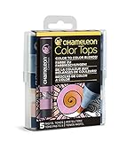 Chameleon Art Products - 5 Color Tops; Puntas de mezcla Chameleon; Tonos Pastel