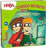 Haba- Secret Code 13 + 4 Brætspil, Multicolor (302249)