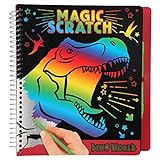 Depesche 10833 Mini Magic Scratch Book, Dino World - Libro para Colorear