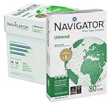 Papel Navigator DIN A4 80 gr. Caja 5 paquetes