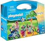 Playmobil- Family Fun Maletín Grande Picnic Familiar, Multicolor, única (9103)