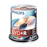 Philips Dvd + R De 4,7 Gb / 120 Min / 16X Tarrina (100 Disc)