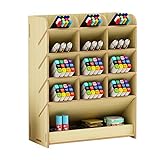 Hggzeg Caja de almacenamiento de madera para bolígrafos, organizador de escritorio multifuncional, organizador de escritorio, soporte para el hogar, la oficina y la escuela, color White Maple