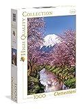 Clementoni- Puzzle 1000 Piezas Montaña Fuji, Multicolor (39418.0)