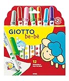 Giotto be-bè Giotto Baby Markers, 12 ຫນ່ວຍ