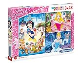 Clementoni - Puzzle infantil 3 puzzles de 48 piezas Princesas, puzzles a partir de 4 años de Princess Disney (25211)