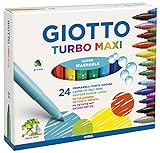 Giotto turbo maxi bwat makè plim nan 24 koulè ou ka lave ak pwent bloke
