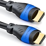 deleyCON 15m Cable HDMI 2.0a/b - Alta Velocidad con Ethernet - UHD 2160p 4K@60Hz 4:2:0 HDCP 2.2 ARC CEC Ethernet 18Gbps 3D Full HD 1080p Dolby - Negro