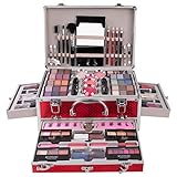 JasCherry Makeup Set Makeup Case Palette ກ່ອງຄົບຊຸດພ້ອມ Eyeshadow, Blush, Lip Gloss - Professional Beauty Cosmetic Box Beauty Gift Set #3