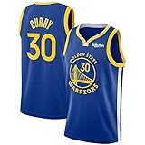 QKJD NBA Baloncesto Uniformes Camiseta de la Nueva Temporada NBA Warriors No. 30 Curry No. 11 Camiseta de Entrenamiento físico Sudor Transpirable B-Small
