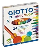 Giotto Turbo Color Rotuladores, Estuche 24 unidades