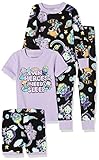Amazon Essentials Disney | imestada | Tähesõdade tüdrukute puuvillased pidžaamakomplektid (varem täpiline sebra), 4 tk, Marvel Guardians, 9–10 aastat