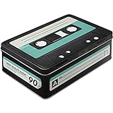 Nostalgic-Art Wave 30714 Retro Cassette Opbevaringsdåse, Flad