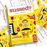 SUSSED ALL SORTS (अंग्रेजी संस्करण) (प्रफुल्लित और परिचित कार्ड वार्तालाप गेम) (पता करें कि कौन सबसे अच्छा जानता है)