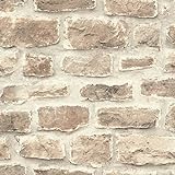 Rasch Wallpaper 860610 ຈາກ bb home passion VI collection, rustic stone effect non-woven wallpaper, 10,05 m x 53 cm