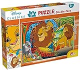 Liscianigiochi puslespil til børn på 24 stykker 2 i 1, dobbeltsidet med bagside til farvning - Disney Løvernes Konge 86498
