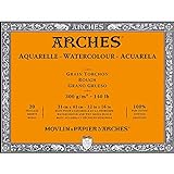 Unbekannt Arches 1795087 Bloc para Acuarelas, Madera, Color Blanco, 41 x 31 x 1 cm