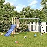 Festnight Aire de jeux extérieure avec balançoire et toboggan, tour d'escalade extérieure pour enfants, échelle et accessoires de jeu de jardin #16