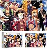 Rompecabezas De Madera, Rompecabezas De 1000 Piezas，Anime One Piece Puzzle，Juguetes para Decoración del Hogar, Regalos Artísticos, Regalos,Jigsaw Puzzle（75x50cm）