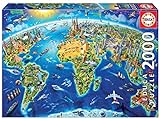 Educa - Símbolos del Mundo Puzzle, 2000 Piezas, Multicolor (17129)