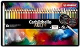 STABILO Chalk-Pastel CarbOthello Pencil, ARTY+ pahu metala me 60 kala