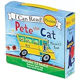 Pete the Cat Phonics Box: Includes 12 Mini-Books Featuring Short and Long Vowel Sounds (I Can Read)