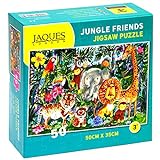 Jaques of London Jungle Friends Rompecabezas para niños - Puzzle de 50 Piezas para niños - Rompecabezas Recomendado para niños de 4 años -